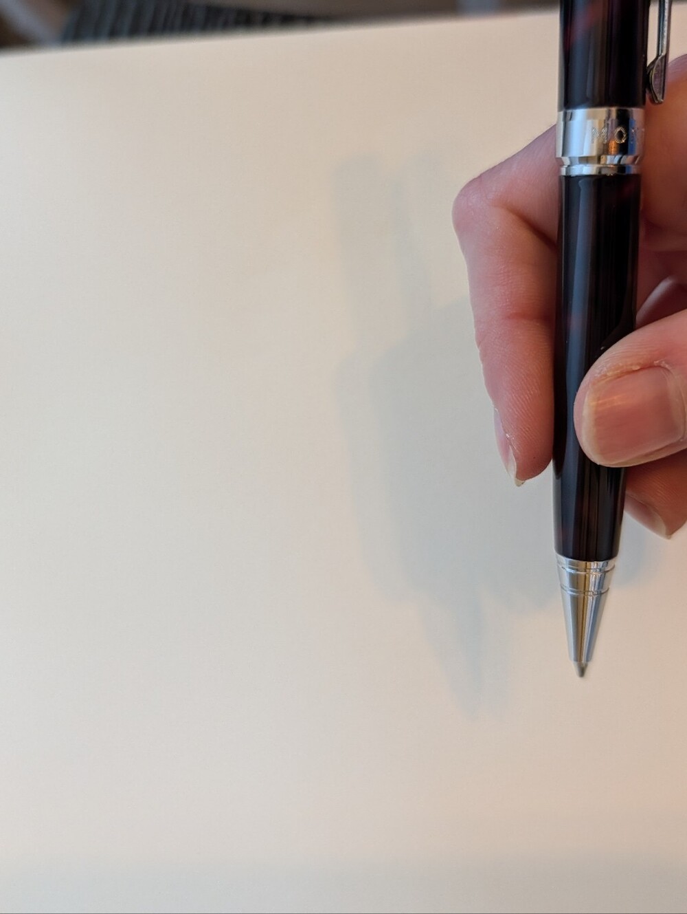 Montblanc Pen Marble Ballpoint Pen in Original Box - Picture 12 of 12